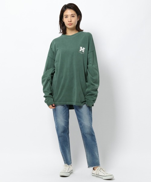 GOOD ROCK SPEED（グッドロックスピード）の「GOOD ROCK SPEED / ロゴロングスリーブカットソー（Tシャツ/カットソー・レディース・ホワイト/グレー/グリーン・フリー）」の21枚目の写真