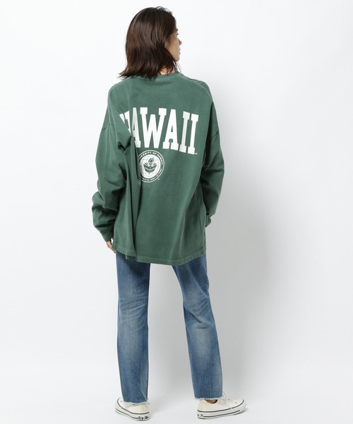 GOOD ROCK SPEED（グッドロックスピード）の「GOOD ROCK SPEED / ロゴロングスリーブカットソー（Tシャツ/カットソー・レディース・ホワイト/グレー/グリーン・フリー）」の10枚目の写真