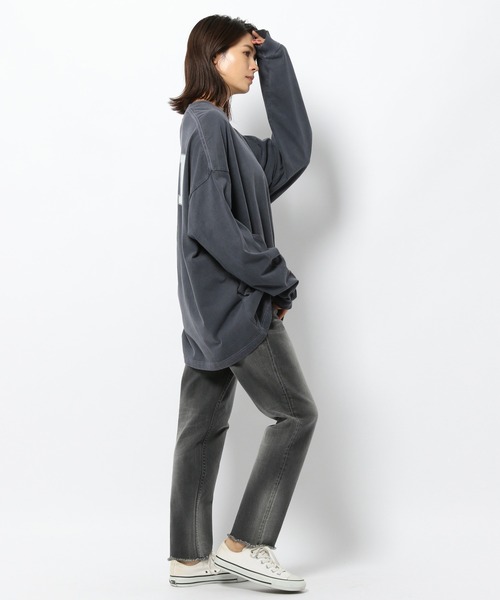 GOOD ROCK SPEED（グッドロックスピード）の「GOOD ROCK SPEED / ロゴロングスリーブカットソー（Tシャツ/カットソー・レディース・ホワイト/グレー/グリーン・フリー）」の12枚目の写真