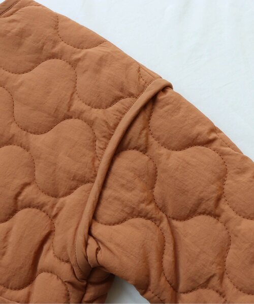 apres les cours（アプレレクール）の「WEB限定 ゆったりシルエットのキルティングアウター（ダウンジャケット/コート・キッズ・グレー/ベージュ/キャメル/カーキ・90/140/80/110/130/120/100）」の15枚目の写真