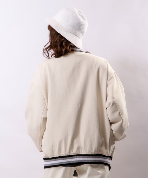 VISION STREET WEAR（ヴィジョンストリートウェア）の「VISION STREET WEAR カレッジロゴ刺繍デニムスタジャン（スタジャン・メンズ・チャコールグレー/ブラック/サックスブルー/アイボリー・LL/M/L）」の7枚目の写真