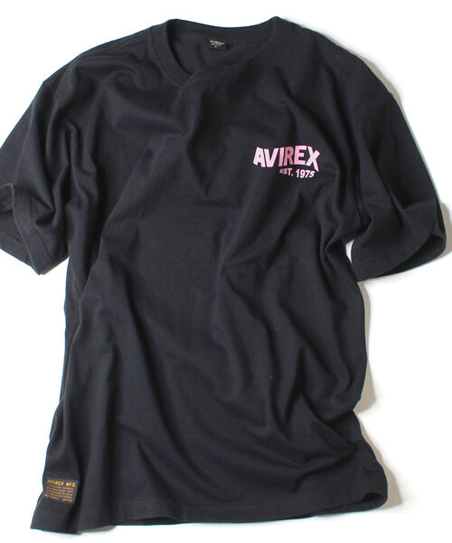 AVIREX（アヴィレックス）の「【直営店限定】ウェーブ ロゴ Tシャツ/WAVE LOGO T-SHIRT/アヴィレックス/AVIREX（Tシャツ/カットソー・メンズ・ホワイト/ブラック・MEDIUM/LARGE/X-LARGE/XX-LARGE）」の16枚目の写真
