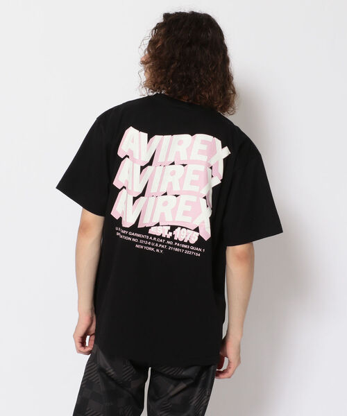 AVIREX（アヴィレックス）の「【直営店限定】ウェーブ ロゴ Tシャツ/WAVE LOGO T-SHIRT/アヴィレックス/AVIREX（Tシャツ/カットソー・メンズ・ホワイト/ブラック・MEDIUM/LARGE/X-LARGE/XX-LARGE）」の19枚目の写真