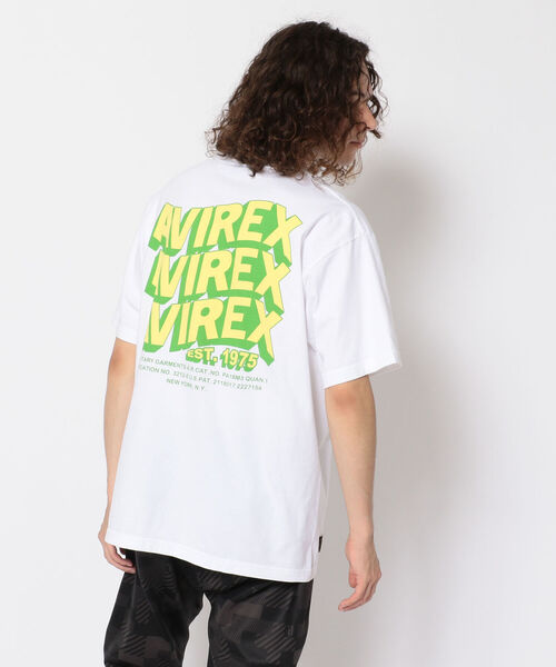 AVIREX（アヴィレックス）の「【直営店限定】ウェーブ ロゴ Tシャツ/WAVE LOGO T-SHIRT/アヴィレックス/AVIREX（Tシャツ/カットソー・メンズ・ホワイト/ブラック・MEDIUM/LARGE/X-LARGE/XX-LARGE）」の20枚目の写真