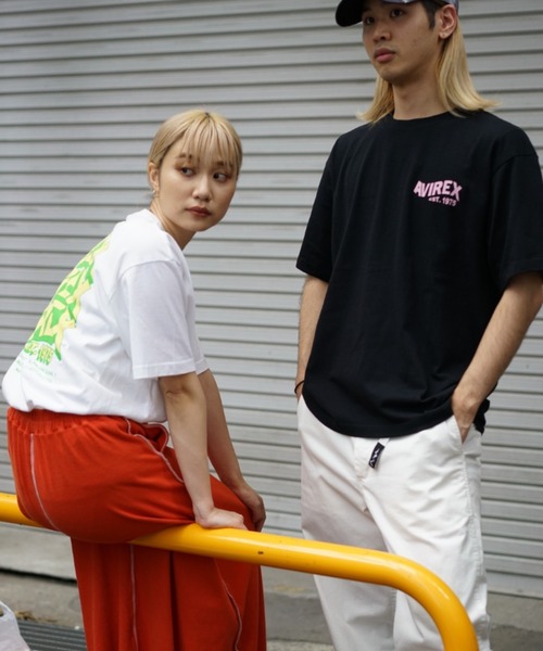 AVIREX（アヴィレックス）の「【直営店限定】ウェーブ ロゴ Tシャツ/WAVE LOGO T-SHIRT/アヴィレックス/AVIREX（Tシャツ/カットソー・メンズ・ホワイト/ブラック・MEDIUM/LARGE/X-LARGE/XX-LARGE）」の12枚目の写真