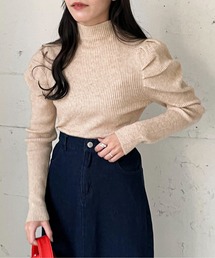 EPIMI E'PIMMY | ボトルネックパワショルリブニット(ニット/セーター)