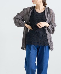 PUAL CE CIN | コード糸レースキャミソール／ベスト(キャミソール)