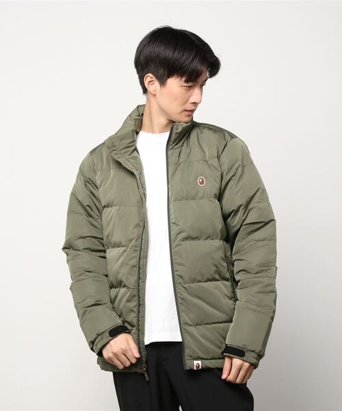 ダウンジャケット ダウン ONE POINT DOWN JACKET メンズ A BATHING APE（アベイシングエイプ）の「ONE POINT LOOSE FIT DOWN