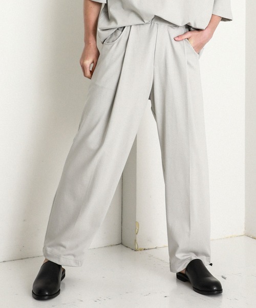 NEONSIGN(ネオンサイン)の「WIDE SLACKS(スラックス・メンズ・ブラック/グレー/ダークグレー・44/42)」の3枚目の写真