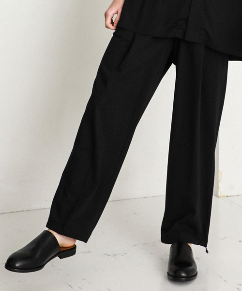 NEONSIGN(ネオンサイン)の「WIDE SLACKS(スラックス・メンズ・ブラック/グレー/ダークグレー・44/42)」の2枚目の写真