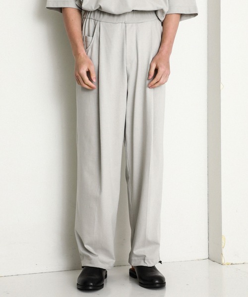 NEONSIGN(ネオンサイン)の「WIDE SLACKS(スラックス・メンズ・ブラック/グレー/ダークグレー・44/42)」の14枚目の写真