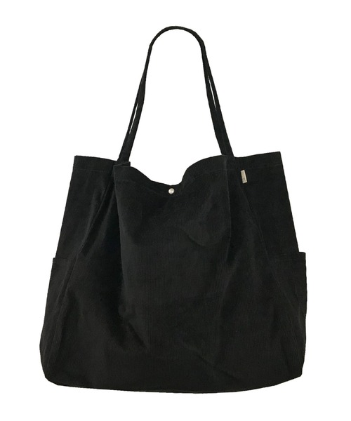 ROOTOTE(ルートート)の「ルートート/洗い加工 コーデュロイ トート NA.ミディアムマルシェ.マイニチ-A(トートバッグ・レディース・グレー/ブラック/カーキ/キャメル/クリーム/レンガ・FREE)」の2枚目の写真