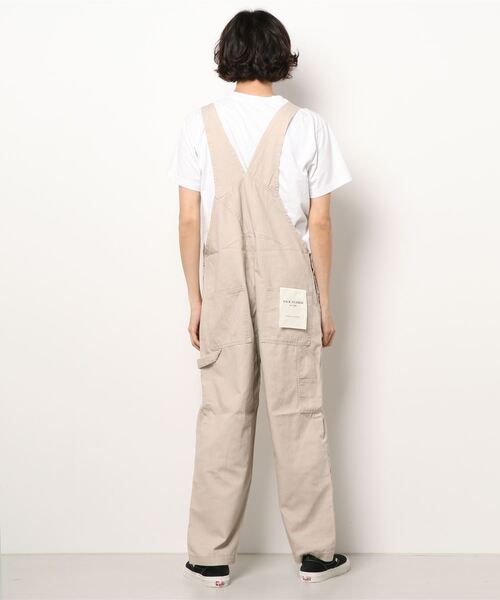 BACK NUMBER(バックナンバー)の「【BACK NUMBER】カラーオーバーオール(サロペット/オーバーオール・メンズ・オフホワイト/ブラウン/ブラック・M/L/S)」の4枚目の写真