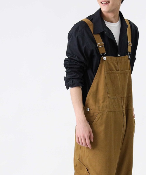 BACK NUMBER(バックナンバー)の「【BACK NUMBER】カラーオーバーオール(サロペット/オーバーオール・メンズ・オフホワイト/ブラウン/ブラック・M/L/S)」の16枚目の写真