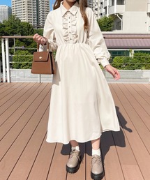 ワンピース ホワイト 白色系 フリル ファッション通販 Zozotown