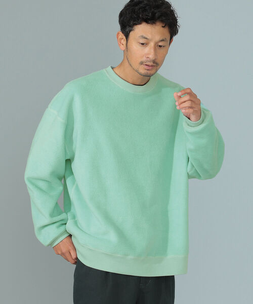 B:MING by BEAMS(ビーミングバイビームス)の「B:MING by BEAMS / ビッグシルエット フリース スウェットシャツ(スウェット・メンズ・パープル/アイボリー/エメラルド/サンドベージュ/レッド系その他・SMALL/MEDIUM/LARGE/X-LARGE)」の1枚目の写真