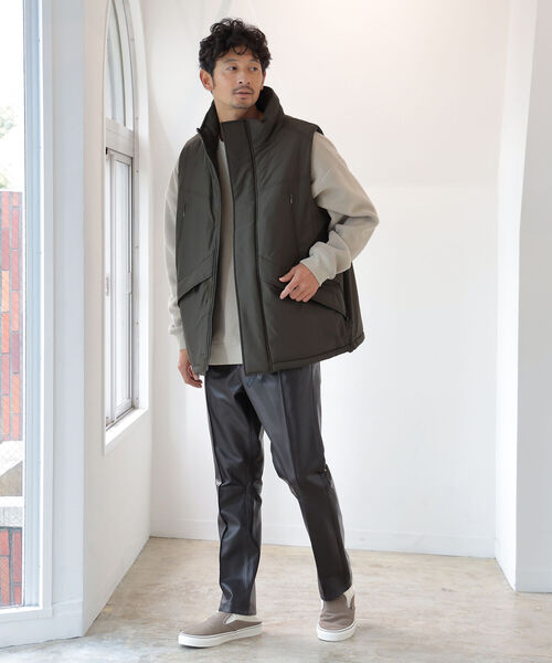 B:MING by BEAMS(ビーミングバイビームス)の「B:MING by BEAMS / ビッグシルエット フリース スウェットシャツ(スウェット・メンズ・パープル/アイボリー/エメラルド/サンドベージュ/レッド系その他・SMALL/MEDIUM/LARGE/X-LARGE)」の16枚目の写真