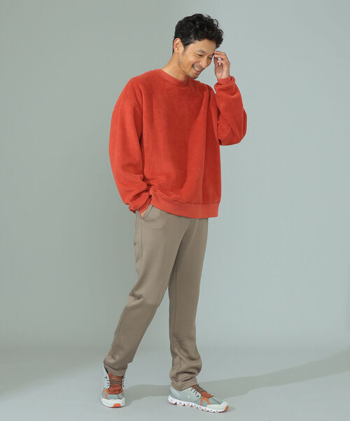 B:MING by BEAMS(ビーミングバイビームス)の「B:MING by BEAMS / ビッグシルエット フリース スウェットシャツ(スウェット・メンズ・パープル/アイボリー/エメラルド/サンドベージュ/レッド系その他・SMALL/MEDIUM/LARGE/X-LARGE)」の14枚目の写真