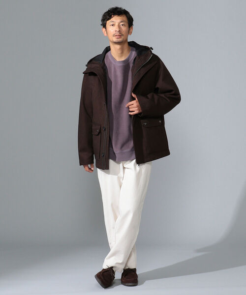B:MING by BEAMS(ビーミングバイビームス)の「B:MING by BEAMS / ビッグシルエット フリース スウェットシャツ(スウェット・メンズ・パープル/アイボリー/エメラルド/サンドベージュ/レッド系その他・SMALL/MEDIUM/LARGE/X-LARGE)」の21枚目の写真