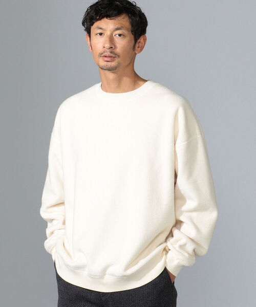 B:MING by BEAMS(ビーミングバイビームス)の「B:MING by BEAMS / ビッグシルエット フリース スウェットシャツ(スウェット・メンズ・パープル/アイボリー/エメラルド/サンドベージュ/レッド系その他・SMALL/MEDIUM/LARGE/X-LARGE)」の17枚目の写真