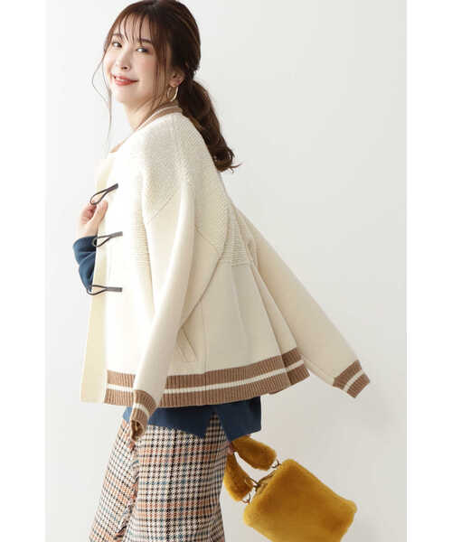 JILL STUART（ジルスチュアート）の「◆オリーヴニットブルゾン（ブルゾン・レディース・ホワイト/ベージュ・FREE）」の17枚目の写真