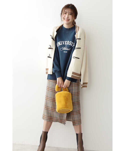 JILL STUART（ジルスチュアート）の「◆オリーヴニットブルゾン（ブルゾン・レディース・ホワイト/ベージュ・FREE）」の18枚目の写真