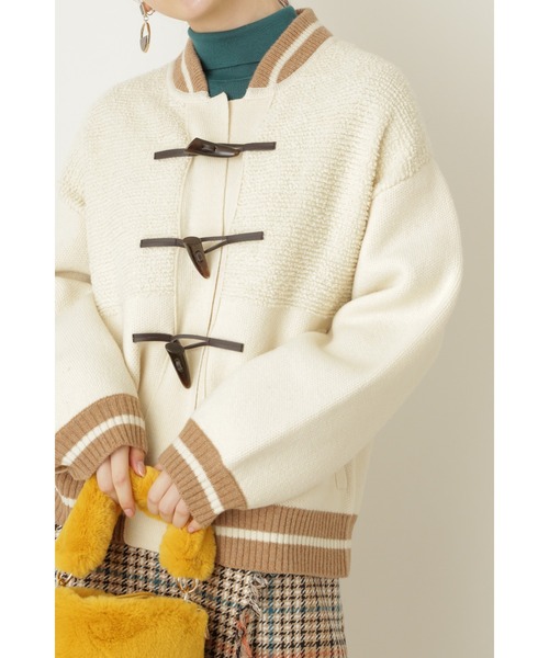 JILL STUART（ジルスチュアート）の「◆オリーヴニットブルゾン（ブルゾン・レディース・ホワイト/ベージュ・FREE）」の14枚目の写真