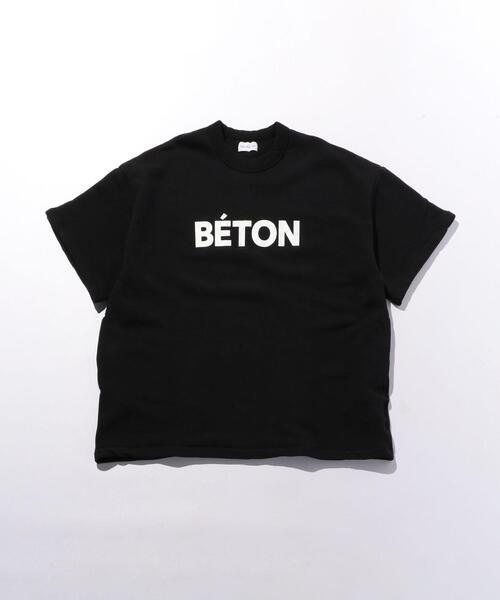 ATELIER BETON（アトリエベトン）の「＜ATELIER BETON（アトリエべトン）＞ GOOD BIG T/Tシャツ（Tシャツ/カットソー・メンズ・グレー/ブラック・2/3）」の2枚目の写真