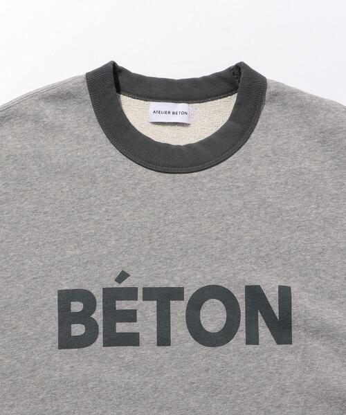 ATELIER BETON（アトリエベトン）の「＜ATELIER BETON（アトリエべトン）＞ GOOD BIG T/Tシャツ（Tシャツ/カットソー・メンズ・グレー/ブラック・2/3）」の4枚目の写真