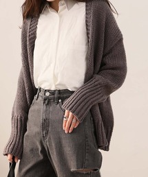 ざっくりボレロカーディガン