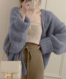 ざっくりボレロカーディガン