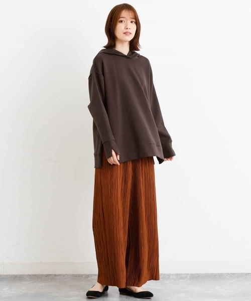 MK MICHEL KLEIN（エムケーミッシェルクラン）の「プリーツワイドパンツ/洗える（その他パンツ・レディース・ダークグレー/ブラウン・38）」の22枚目の写真