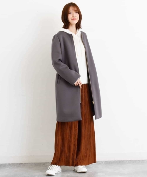 MK MICHEL KLEIN（エムケーミッシェルクラン）の「プリーツワイドパンツ/洗える（その他パンツ・レディース・ダークグレー/ブラウン・38）」の19枚目の写真