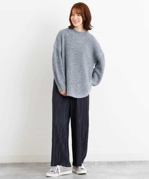 MK MICHEL KLEIN（エムケーミッシェルクラン）の「プリーツワイドパンツ/洗える（その他パンツ・レディース・ダークグレー/ブラウン・38）」の10枚目の写真