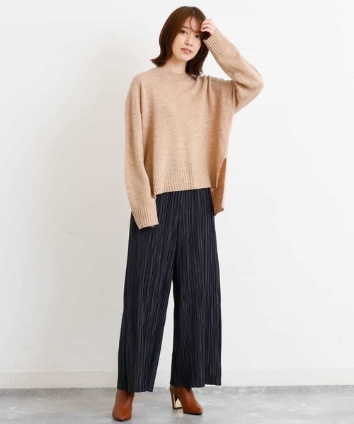 MK MICHEL KLEIN（エムケーミッシェルクラン）の「プリーツワイドパンツ/洗える（その他パンツ・レディース・ダークグレー/ブラウン・38）」の21枚目の写真