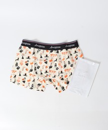 anapau（アナパウ）の「Anapau コットンライクラベア天竺総柄プリントボクサーパンツ（ボクサーパンツ）」