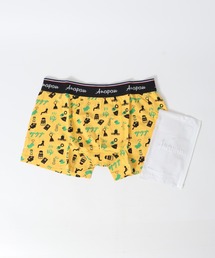 anapau（アナパウ）の「Anapau コットンライクラベア天竺総柄プリントボクサーパンツ（ボクサーパンツ）」