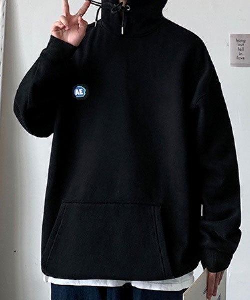 MGV(エムジーヴィー)の「‘AE‘ワンポイントオーバーサイズパーカー(パーカー・メンズ・ホワイト/ブラック/グレー/ブルー/ダークグレー・MEDIUM/LARGE/X-LARGE)」の14枚目の写真