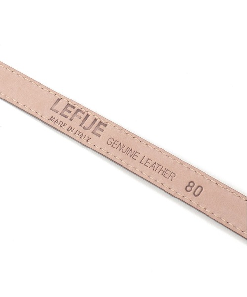 Spick & Span（スピックアンドスパン）の「#【LEFIJE】型押しチェーンベルト（ベルト・レディース・ブラック/ブラウン・80）」の6枚目の写真