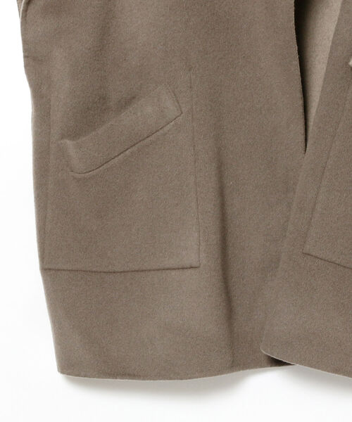 EFFE BEAMS（エッフェビームス）の「ROOM NO.8 / ラップ クロークコート（その他アウター・レディース・カーキ・ONE SIZE）」の5枚目の写真