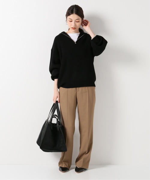 IENA(イエナ)の「ドビーバスケットスラックス(スラックス・レディース・ネイビー/キャメル・38/36/34)」の13枚目の写真