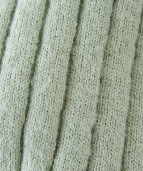 COLLAGE GALLARDAGALANTE（コラージュガリャルダガランテ）の「女性らしさ満点のリブニットセットアップ（セットアップ・レディース・オフホワイト/ミント・FREE）」の15枚目の写真