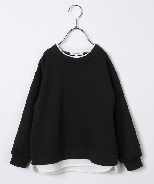 GLOBAL WORK（グローバルワーク）の「【キッズ】イージーDRY／レイヤード/229665（Tシャツ/カットソー・キッズ・アイボリー/グレー/ブラック/ライトブルー/ライトグリーン/ネイビー・130cm/160cm/100cm/150cm/110cm/140cm/120cm）」の2枚目の写真