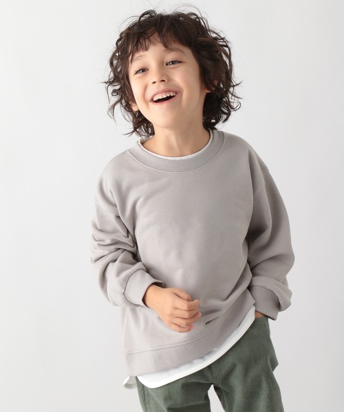 GLOBAL WORK（グローバルワーク）の「【キッズ】イージーDRY／レイヤード/229665（Tシャツ/カットソー・キッズ・アイボリー/グレー/ブラック/ライトブルー/ライトグリーン/ネイビー・130cm/160cm/100cm/150cm/110cm/140cm/120cm）」の13枚目の写真