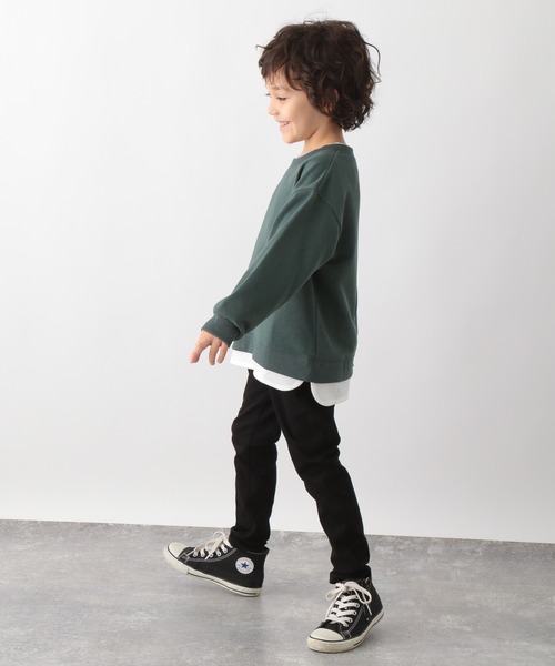 GLOBAL WORK（グローバルワーク）の「【キッズ】イージーDRY／レイヤード/229665（Tシャツ/カットソー・キッズ・アイボリー/グレー/ブラック/ライトブルー/ライトグリーン/ネイビー・130cm/160cm/100cm/150cm/110cm/140cm/120cm）」の7枚目の写真