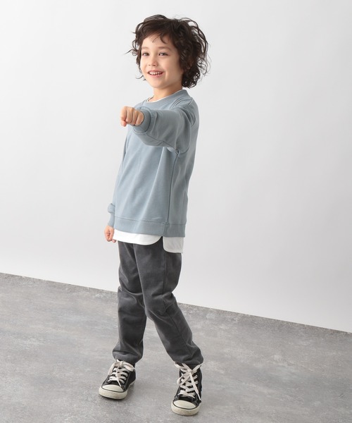 GLOBAL WORK（グローバルワーク）の「【キッズ】イージーDRY／レイヤード/229665（Tシャツ/カットソー・キッズ・アイボリー/グレー/ブラック/ライトブルー/ライトグリーン/ネイビー・130cm/160cm/100cm/150cm/110cm/140cm/120cm）」の14枚目の写真