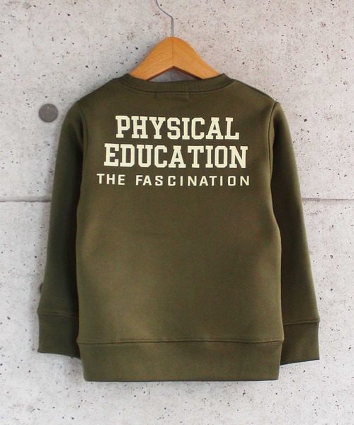 THE CASUAL（カジュアル）の「裏起毛プリントクルーネックトレーナー キッズ（スウェット・キッズ・モカ/ベージュ/ミント/チャコール/ネイビー/ブラック/オートミール/杢グレー/カーキ/ブラウン・120cm/160cm/130cm/150cm/110cm/140cm/100cm）」の8枚目の写真