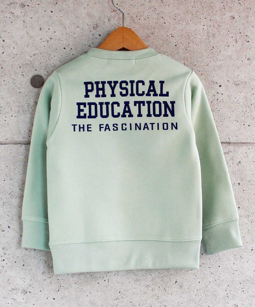 THE CASUAL（カジュアル）の「裏起毛プリントクルーネックトレーナー キッズ（スウェット・キッズ・モカ/ベージュ/ミント/チャコール/ネイビー/ブラック/オートミール/杢グレー/カーキ/ブラウン・120cm/160cm/130cm/150cm/110cm/140cm/100cm）」の9枚目の写真