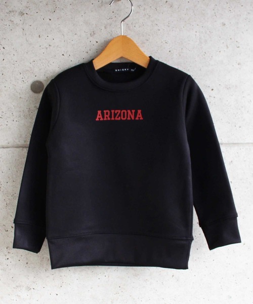 THE CASUAL（カジュアル）の「裏起毛プリントクルーネックトレーナー キッズ（スウェット・キッズ・モカ/ベージュ/ミント/チャコール/ネイビー/ブラック/オートミール/杢グレー/カーキ/ブラウン・120cm/160cm/130cm/150cm/110cm/140cm/100cm）」の11枚目の写真