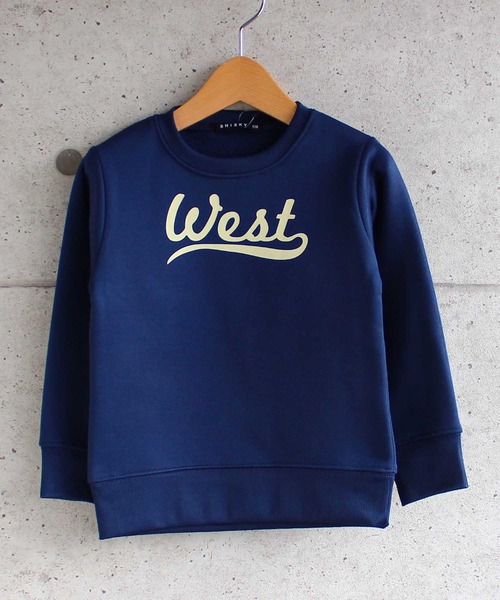 THE CASUAL（カジュアル）の「裏起毛プリントクルーネックトレーナー キッズ（スウェット・キッズ・モカ/ベージュ/ミント/チャコール/ネイビー/ブラック/オートミール/杢グレー/カーキ/ブラウン・120cm/160cm/130cm/150cm/110cm/140cm/100cm）」の20枚目の写真